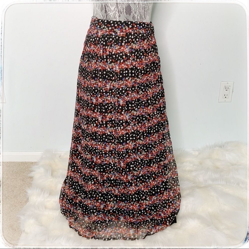Anthropologie ranna Gill midi skirt